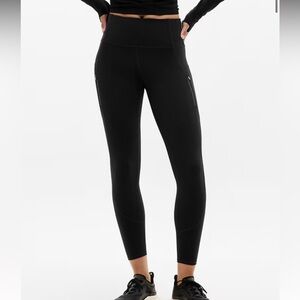 Athleta Black Rainier High Rise Legging Size Large Petite